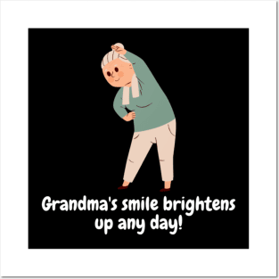 Grandma's smile brightens up any day! Posters and Art